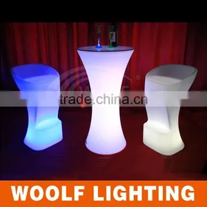 2015 Hot Led Furniture 16 Colors RGB Changing Led Ktv Bar Stool for Sale thumbnail-6