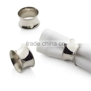 Decorative Metal Napkin Rings, Wedding Napkin Ring, Handmade Napkin Rings thumbnail-2