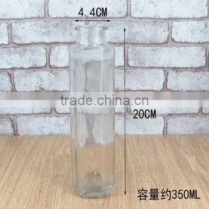 350ml Glass Bottle With Cork Lid thumbnail-2