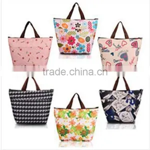 N284 Thermal Insulation Lunch Tote Cooler Bag For Women thumbnail-4