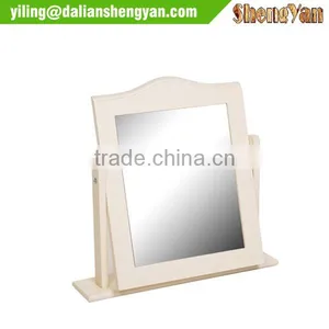 Bedroom Decor Dressing Table White Stand Mirror thumbnail-1