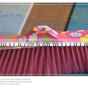 Good Quality Water Transfer Printing Plastic Broom/ Sweeping Brush thumbnail-3
