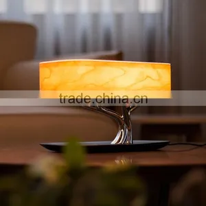 Multimedia Loudspeaker With Atmosphere Lamp. Wireless Charge Bluetooth Speaker Box Night Light for Bedroom thumbnail-1