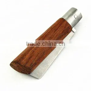 Rose Wood Handle Multi Purpose Outdoor Survival Pocket Knife, Electrical Knife thumbnail-3