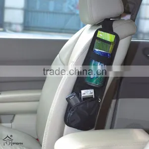 Black Nylon Auto Car Seat Chair Side Bag Hanging Organizer Storage thumbnail-1