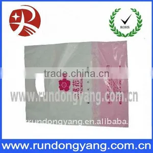 Custom Printed Die Cut Handle Plastic Bag for Packing or Shopping thumbnail-1