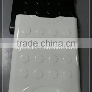 Custom Design White and Black Plastic Oblate Rectangle Suitcase thumbnail-5