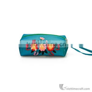 Hand Embroidered Wallet Made From Silk, Various Colors and Sizes thumbnail-5