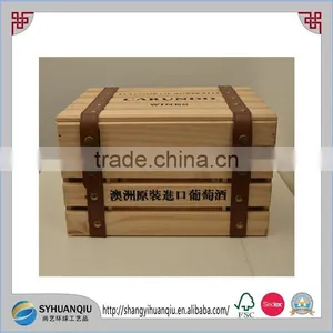 Wood,pine Material and Wine Use Cheap Wooden Wine Bottle Crates for Sale thumbnail-1