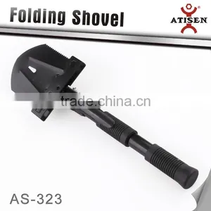 New FOLDING SHOVEL / PICK FOR CAMPING, HUNTING & SURVIVAL W/match thumbnail-3