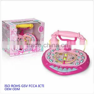 New Trendy Fashion Best Doll House Sets,pink Plastic Toy Phone thumbnail-1