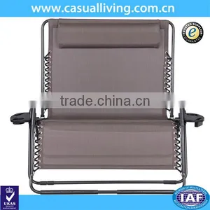 Huge Folding 2 Person Zero Gravity Chair Double Wide thumbnail-1