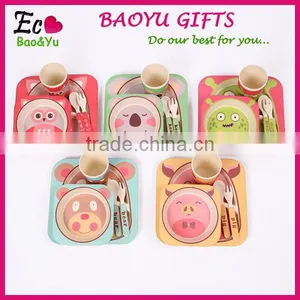 Kids Dinner Plate Set Food Plate Set Baby Dinnerware Tableware thumbnail-1