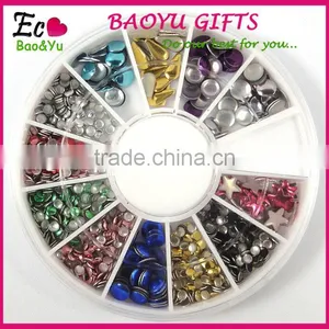 DIY Nail Art Decoration 3D Nail Metal Shell for Nails 3D Nail Art Decoration thumbnail-2