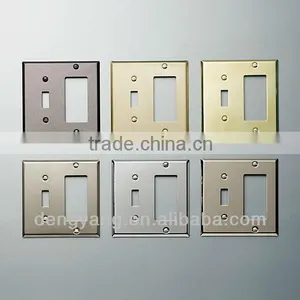 Metal Single Switch and Rocker Plate thumbnail-1