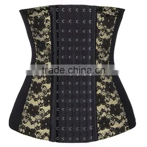 Women's Elastic Lace Embroidery Waist Cincher Postpartum Slim Invisible Waist Trainer With Paypal Terms thumbnail-4