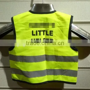 hi Vis Safety Vest With Mesh Fabric for Kids Children thumbnail-2