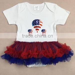 July 4 USA Romper Tutu Skirt Cotton thumbnail-2
