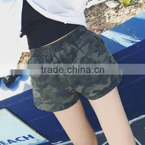 Hot Selling Newest Women Gym Shorts Camo Sublimation Printed Compression Shorts Elastic Band Fitness Wear Running Shorts thumbnail-2