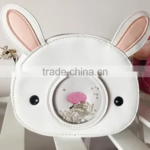 Hot 2016 Cute Cartoon Kid Bag Wholesale Kindergarten School Rabbit Purse thumbnail-3