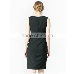 V-neck Elegant Sleeveless Summer Women's Dresses Sexy thumbnail-2