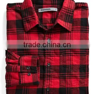 Anti-Shrink Breathable Flannel Men Shirt Manufacture thumbnail-1