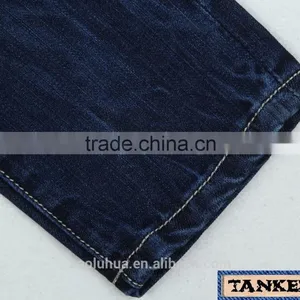 S1114K Toddler Kid Girls Children Stretchable Waistband Indigo Washed Denim Jeans thumbnail-5