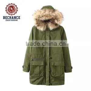Wholesale New Style Outdoor Parka Jacket With Fur thumbnail-1