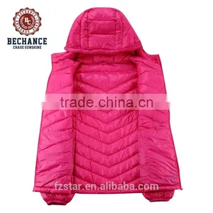 OEM Service Wholesale Women's Comfy Winter Down Jacket With Hood thumbnail-2