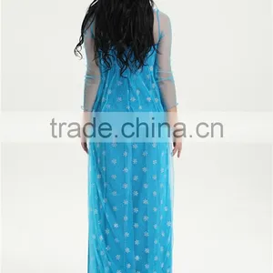 Walson Clothes Apparel Elsa Dress Cosplay Costume in Frozen thumbnail-2