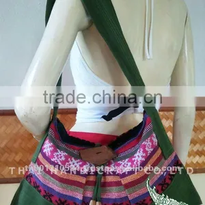 Thai Embroidered HMONG Hill Tribe Handbag Tote Bag thumbnail-1