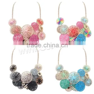Zinc Alloy Necklace With 2lnch Extender Chain Flower New Design Fashion Jewelry Necklace thumbnail-1