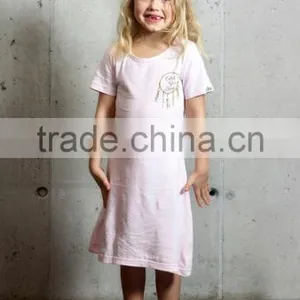 100% Cotton Children Sleep Dress Night Wear Skirt thumbnail-1