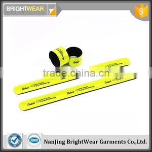 Promotional Custom Design Reflective PVC Slap Band thumbnail-1