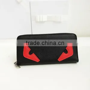 Black Red Fashion Leather Wallet/money Clip thumbnail-2