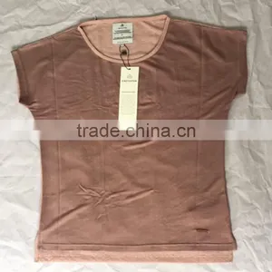 New Design Tailored Fitting Lace Back T Shirt for Women thumbnail-1