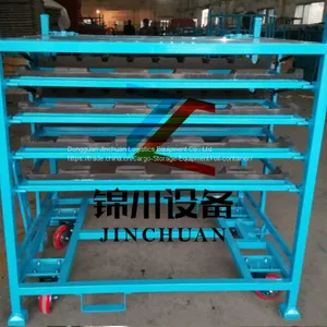 Customized Auto Parts Turnover Trolley Protection Stack Racks thumbnail-1
