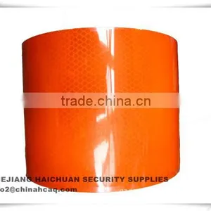 Scalable Orange High Intensity Prismatic Reflective Tape for Road Way Safety thumbnail-1