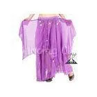 Fashion Two Layer Gradient Belly Dance Skirts With Coin Hanging OEM thumbnail-1