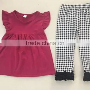 Summer Little Girls 2 Pieces Kids Children's Clothing Outfits thumbnail-1