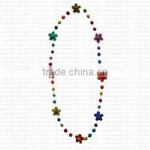Natural Organic Soft Felted Necklace/flower Design Necklace/handmade Nacklace thumbnail-1