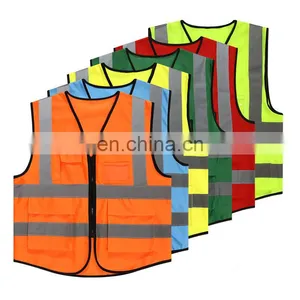 High Quality Custom Colorful Vest Breathable Singlet Workwear Sleeveless Uniform For Unisex thumbnail-2