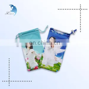 Best Price of Drawsting Mobile Phone Pouch Textile Prints Phone Bag With Custom Design thumbnail-2