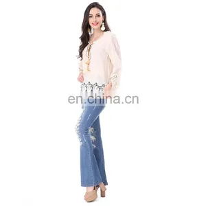 Ladies Casual Tops Long Sleeve Autumn Clothing for Ladies Fashion Blouse thumbnail-4