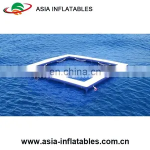 Square Floating Inflatable Boat Swimming Pool / Inflatable Swimming Pool thumbnail-1