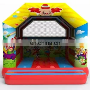 2017 High Quality New Design Cheap Movable 0.55mm PVC Inflatable Small Bounce House for Sale thumbnail-2