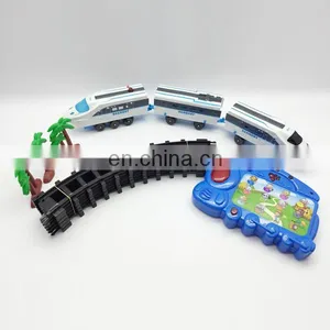 Christmas Gift rc Interactive Educational Train Railway Set Toy thumbnail-5