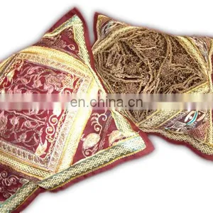 Khambria Work Indian Traditional Ethnic Cushion Cover Wholesale thumbnail-3