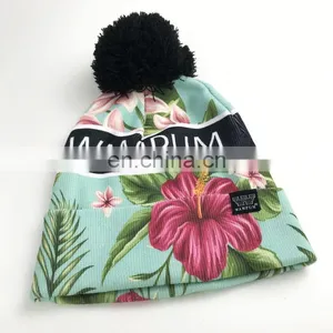 Good Quality Jacquard Cotton/ Acrylic Knitted Beanie,Knitted Hat,Winter Hat thumbnail-6