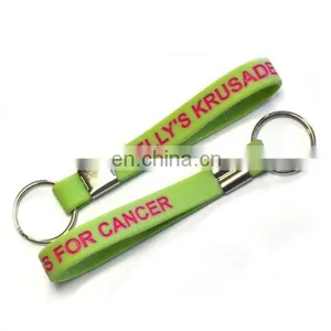 PG007 Logo Imprinted Customized Promotional Gifts Silicone Key Chain thumbnail-2